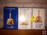 M.I. Hummel Annual Decorative Bells Years 1978, 1979 and 1980