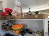 Faux Flowers, Assorted Cleaners and Bug Spray, Sprinkler System and More