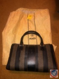 Fendi Handbag with Gold Accents