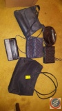 Nine West Black Handbag, Nine West Grey Handbag, Vanessa Black Leather Handbag Made in Korea, Stone