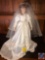 Bridal Porcelain Doll on Stand Made by Ho Mai