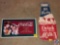 1993 Coca-Cola Fall-Winter-Spring-Summer Metal Sign Measuring 17 3/4