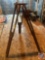Vintage Wood and Metal Tripod Stand