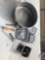 Vollrath Stainless Steel Stock Pot No. 68215, Vollrath Stainless Steel Super Pan 3 Insert Lids,