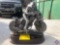Motorcycle Figurine on Wooden Decorative Base