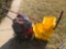 (2) Commercial Mop Buckets, Assortment of Mop Heads, One Quick Change Mop Handle