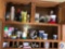 Assorted Home Improvement Products Such As Henry Tile Adhesive, Latex Wood Filler, Harvey's
