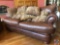 {{2X$BID}} Klaussnner Leather Couch Measuring 92 1/2