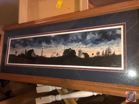 Katz Signed Framed Print [[NO MEASUREMENTS AVAILABLE]]