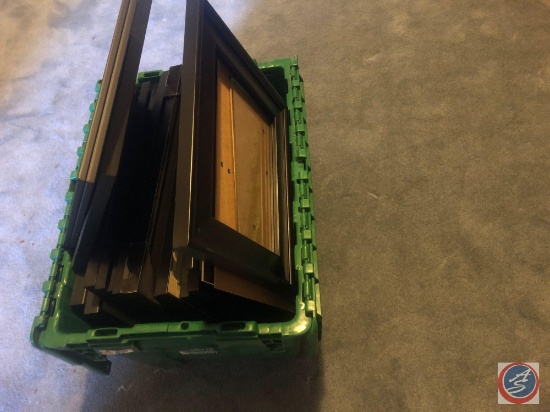 Assorted Picture Frames in Tote