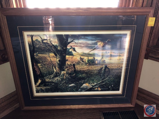 Charles Freitag Framed Print Titled "Autumn Harvest" Marked 750/1250 Measuring 34" X 29 1/2"