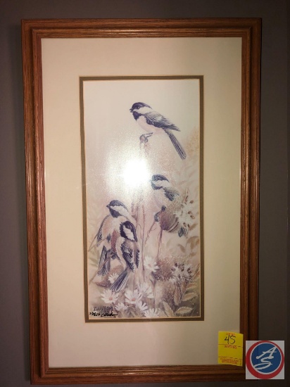 C. Danbom Signed Framed Print Marked 23/250 Measuring 14" X 22"