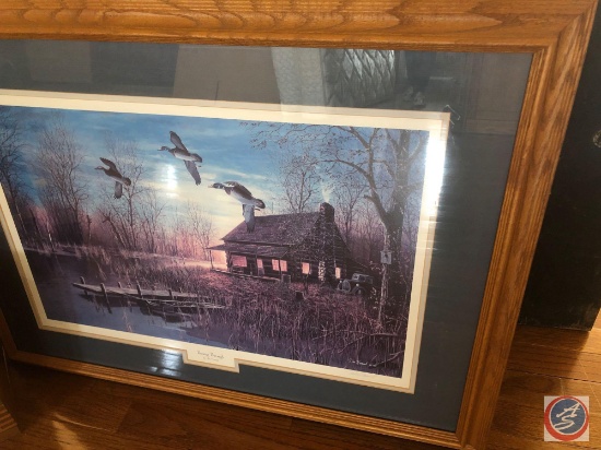 "Passing Through" Framed Print signed by Jim Howard 1993, Numbered 4506/10,000