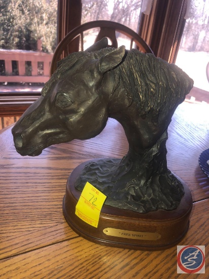 Montana Lifestyle's by Montana Silversmith's "Free Spirit" Horse Statue Marked No. A1365