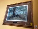 1991 James E. Kennedy Signed Framed Print Titled Reign of the Pines Marked 442/980 Measuring 35