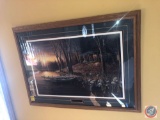 Tim Hansel Signed Framed Print Titled Simple Pleasures Marked 568/980 Measuring 39