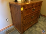 Young Hinkle Three Drawer Dresser Measuring 30 1/2