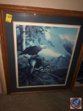 1985 Kevin T. Daniel Signed Framed Print No Title Marked 227/580 Framed By Custom Framing by Motion