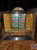 1950's Era Seeburg 3W1-D Series Wall-O-Matic Jukebox with Cosmic Star Cover Selection No. 100 Type