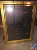 Back-Lit Neon Marker Board Measuring