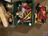 Assorted Putty Blades/Scrapers, Hand-Held Sander, Assorted Tubes of Sealant, Assorted Drywall/Putty