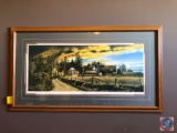 Doug Knutson Framed Print Titled Before The Storm Marked 475/850 Measuring 43