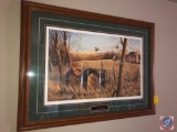Robert Schmidt Framed Print Titled Treasured Memories Marked 7/5200 Measuring 31
