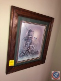 Framed Print By B.P. Co. Measuring 20 1/2