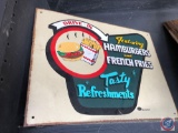 Drive-In Tasty Refreshments Sign