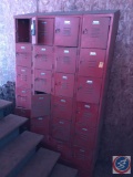 Safe-O-Mat Section of Lockers with 10 Lockers