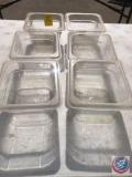 (6) Cambros Measuring 1/6 X 4