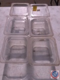 (6) Cambros Measuring 1/6 X 4