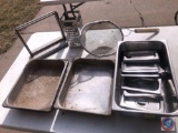 Commercial Hand-Held Shredder, Table Craft Colander, Mandolin Slicer Parts, (1) Dura-Ware Steam
