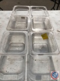 (6) Cambros Measuring 1/6 X 4