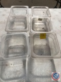(6) Cambros Measuring 1/6 X 4
