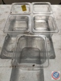 (5) Cambros Measuring 1/6 X 4