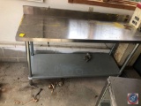 Stainless Steel Prep Table Measuring 60