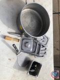 Vollrath Stainless Steel Stock Pot No. 68215, Vollrath Stainless Steel Super Pan 3 Insert Lids,