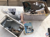 Shims, DPI Outside Hangle No. 600, Hack Saw, Aluminum Corner Pieces, Raco Nail Up Strap, Pin-Lock