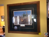 1996 Greg Bordignon Signed Framed Print Titled Visitors To The Back Pasture Marked 1997/98 Pheasants