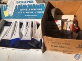 Box of Ice Scrapers, Box of Corn Skewers