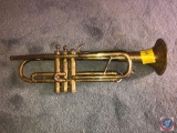 Vintage Trumpet By The Pedler Co. Elkhart, Indiana Engraved Pam American Made in U.S.A. [[MISSING