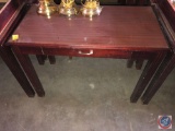 {{2X$BID}} JTB Furniture Co. One Drawer Desk Measuring 40 3/4