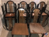 {{10X$BID}} MTS Dining Chairs Measuring 35 1/2
