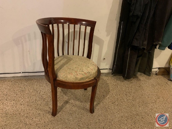 antique bustle chair