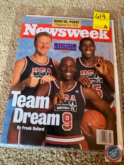 Newsweek 7-6-92/ Sports Illustrated 5-11-98/ Sports Illustrated 3-10-97/ Sports Illustrated 6-8-98