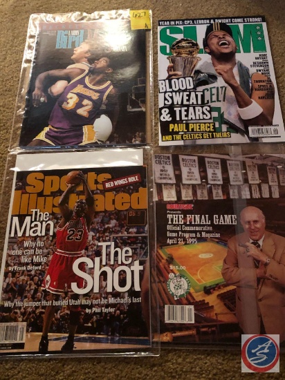 Beckett Issue 6/ Courts Celtic Final 4-21-95/ Slam 9-2008/ Sports Illustrated 6-22-98
