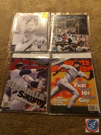 Beckett 10-95/ Sports Illustrated 3-3-80/ 6-21-99/ 6-29-98