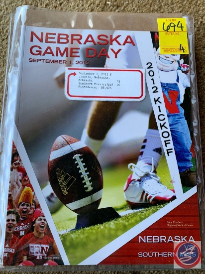 9-1-12 NE v Southern Miss/ 9-22-12 NE v Idaho/ 9-29-12 NE v Wisconsin/ 10-6-12 NE v Ohio