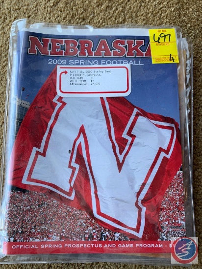 4-18-09 Red White/ 9-5-09 NE v Florida Atlantic /9-12-09 NE v Arkansas State/ 9-19-09 NE v Virginia
